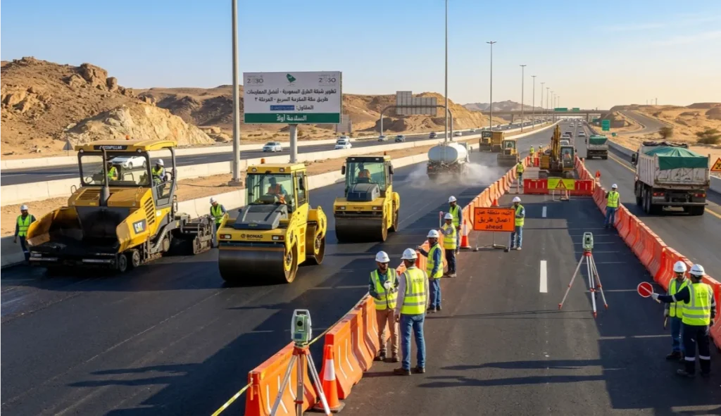 Road Construction Best Practices in Saudi Arabia 2026