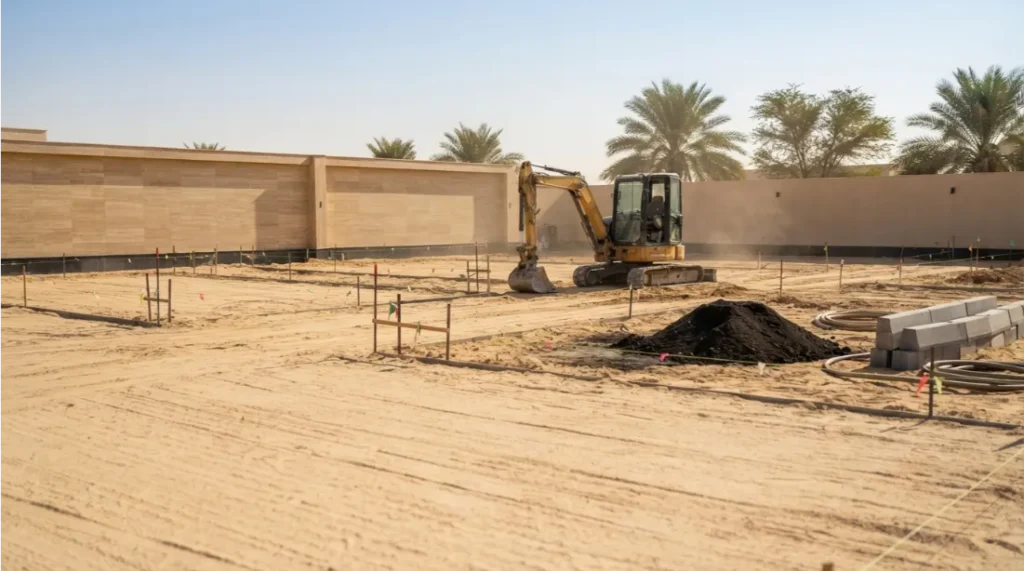 Landscape Earthworks in Saudi Arabia: Site Preparation for Outdoor Projects